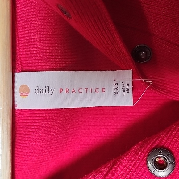 Anthropology Daily Pratice polo ribed knit sweater dress size XXS - Picture 6 of 8